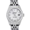Image 1 : Rolex Ladies Stainless Steel Silver Diamond Oyster Perpetual Datejust