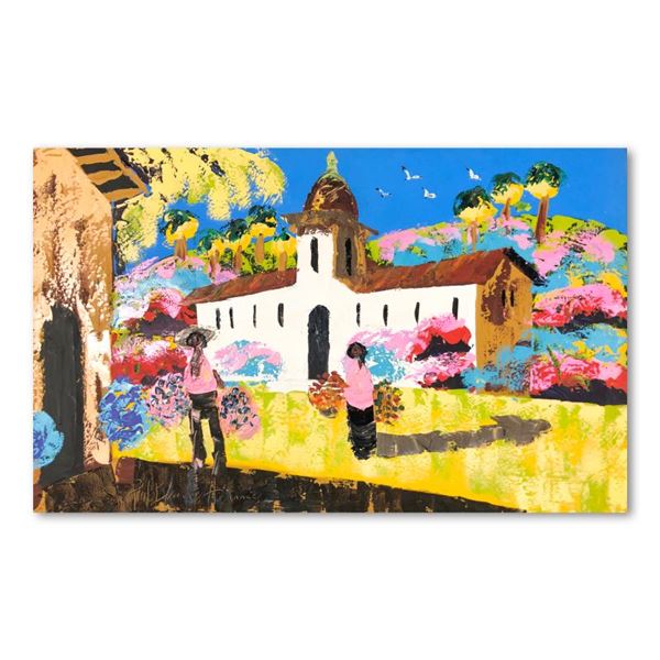 Henrie (1932-1999) "Memories Of Mexico" Original Oil On Canvas