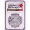 Image 1 : 1989 $1 Proof Canada Mackenzie River Silver Dollar Coin NGC PF70 Ultra Cameo