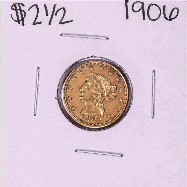 1906 $2 1/2 Liberty Head Quarter Eagle Gold Coin