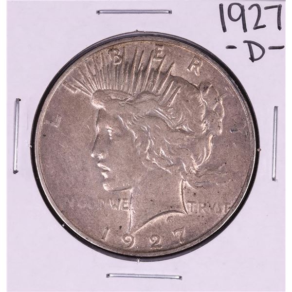 1927-D $1 Peace Silver Dollar Coin