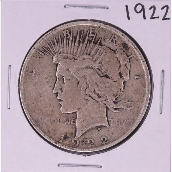 1922 $1 Peace Silver Dollar Coin
