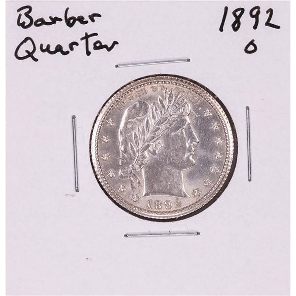 1892-O Barber Quarter Coin