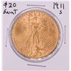 Image 1 : 1911-S $20 St. Gaudens Double Eagle Gold Coin