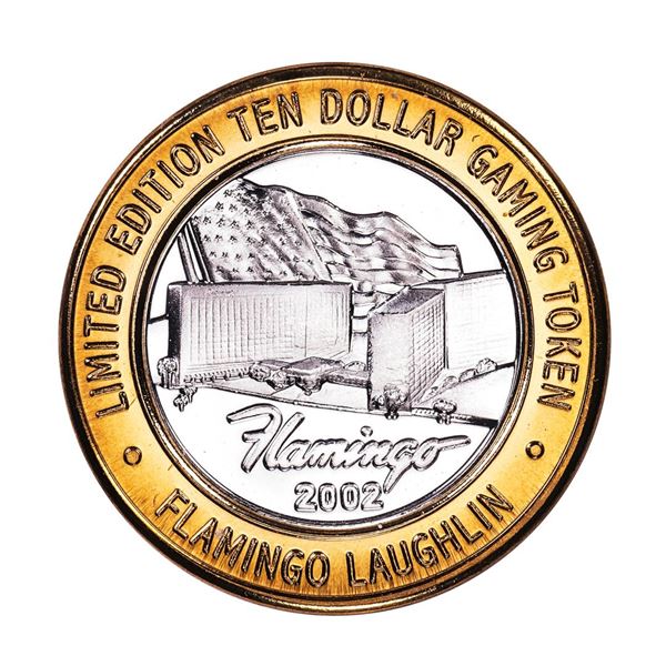.999 Fine Silver Flamingo Laughlin, Nevada $10 Limited Edition Gaming Token