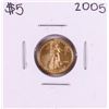 Image 1 : 2005 $5 American Gold Eagle Coin
