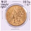 Image 1 : 1876-S $20 Liberty Head Double Eagle Gold Coin