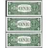 Image 2 : Lot of (3) Uncirculated 1957 $1 Silver Certificate Star Notes