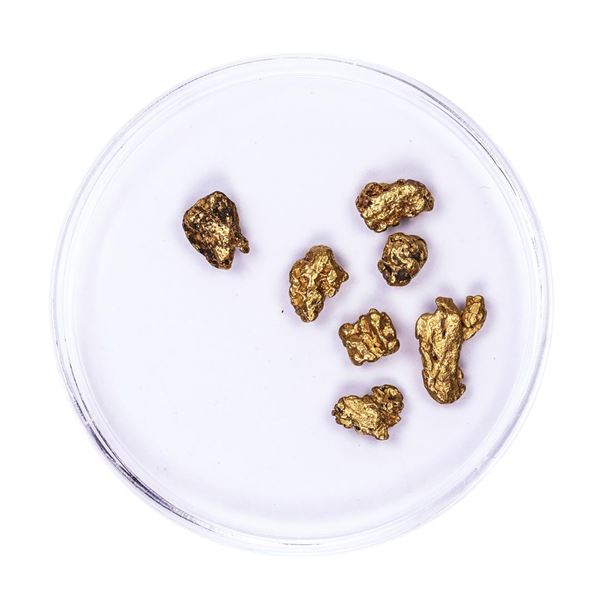 Lot of Gold Nuggets 2.58 grams Total Weight