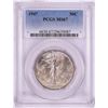 Image 1 : 1947 Walking Liberty Half Dollar Coin PCGS MS67