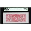 Image 1 : $5 Chemicograph Back Confederate Currency Note PCGS Gem New 66PPQ