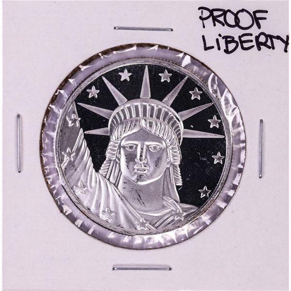 .999 Fine Silver Proof Liberty 1oz Silver Round