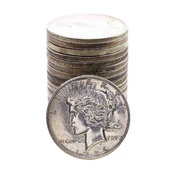 Lot of (20) $1 Peace Silver Dollar Coins