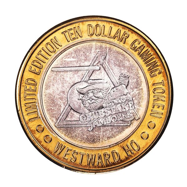 .999 Silver Westward Ho Casino Las Vegas, NV $10 Limited Edition Casino Gaming Token