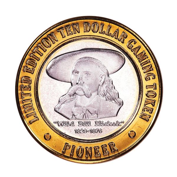 .999 Fine Silver Pioneer Laughlin, Nevada $10 Limited Edition Gaming Token