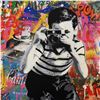 Image 2 : Mr. Brainwash "Smile" One-of-a-Kind Hand Signed Original Mixed Media