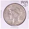 Image 1 : 1934-S $1 Peace Silver Dollar Coin