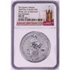 Image 1 : 2020 Great Britain 5 Pounds The Queen's Beasts 2oz Silver Coin NGC MS70 First Releases