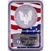 Image 2 : 2019-W $1 Proof American Silver Eagle Coin NGC PF70 Ultra Cameo Congratulations Flag