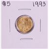 Image 1 : 1993 $5 American Gold Eagle Coin