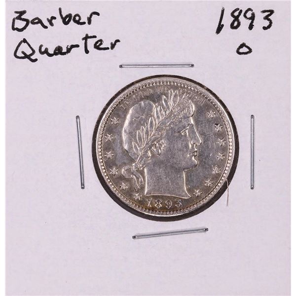 1893-O Barber Quarter Coin