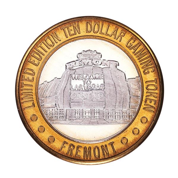 .999 Silver Sam Boyd's Fremont Las Vegas $10 Casino Limited Edition Gaming Token
