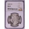 Image 1 : 1878-S $1 Morgan Silver Dollar Coin NGC MS63