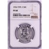 Image 1 : 1956 Type 2 Proof Franklin Half Dollar Coin NGC PF68