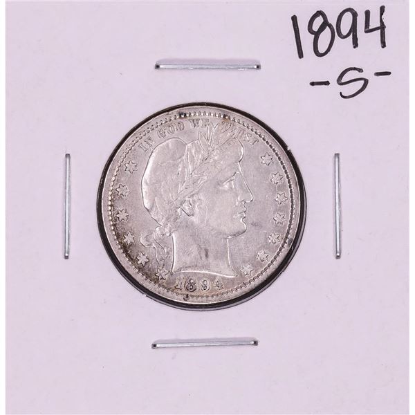 1894-S Barber Quarter Coin
