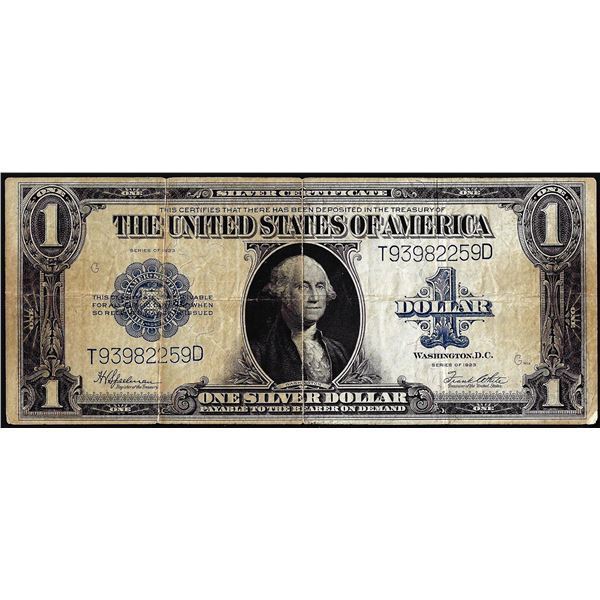 1923 $1 Silver Certificate Note