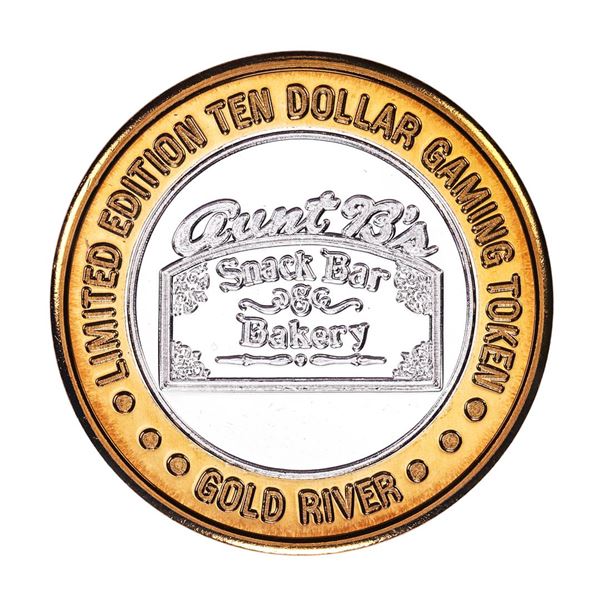 .999 Fine Silver Gold River Laughlin, Nevada $10 Limited Edition Gaming Token