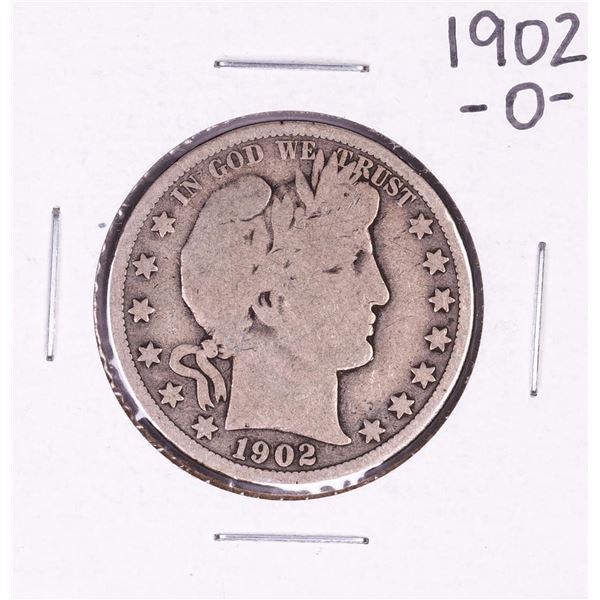 1902-O Barber Half Dollar Coin