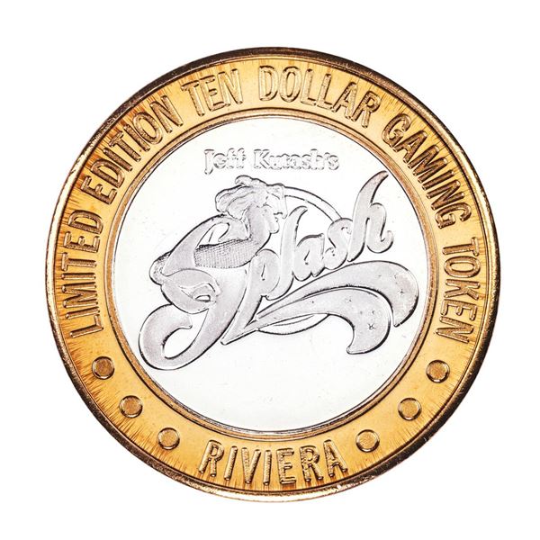 .999 Silver Riviera Hotel & Casino Las Vegas $10 Casino Limited Edition Gaming Token