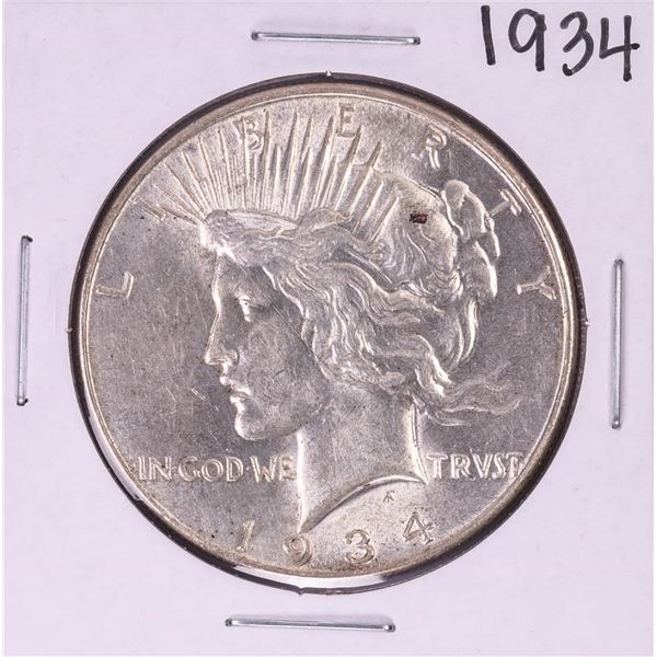 1934 $1 Peace Silver Dollar Coin