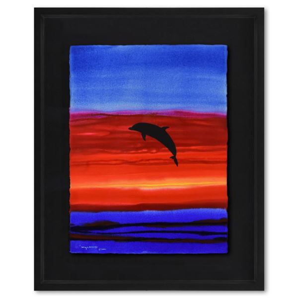 Wyland "Last Night" Original Watercolor On Paper