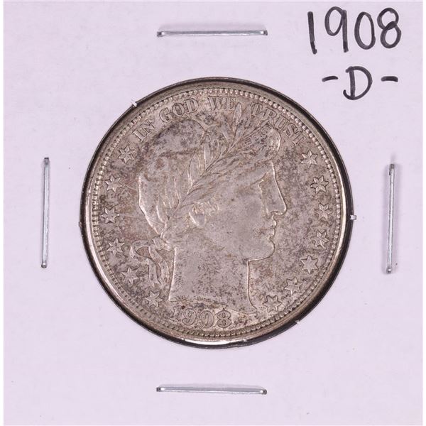 1908-D Barber Half Dollar Coin