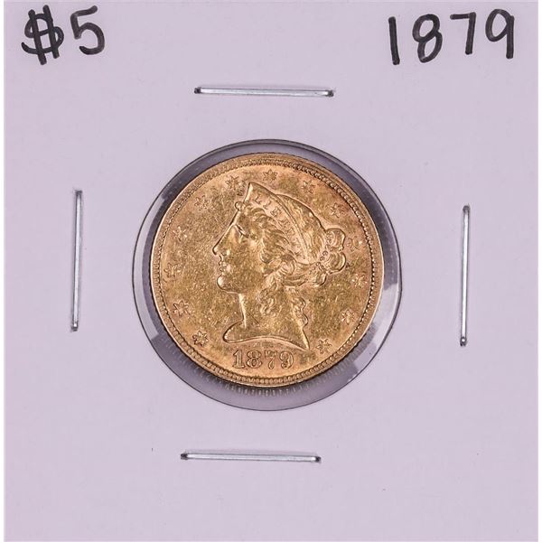 1879 $5 Liberty Head Half Eagle Gold Coin