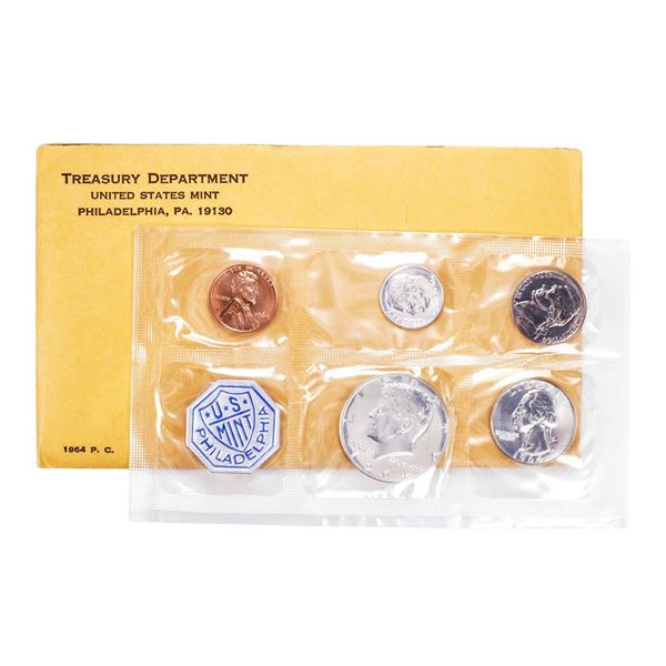 1964 (5) Coin Proof Set in Envelope