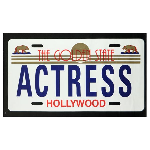 Steve Kaufman (1960-2010) "Actress" Original Serigraph On Canvas