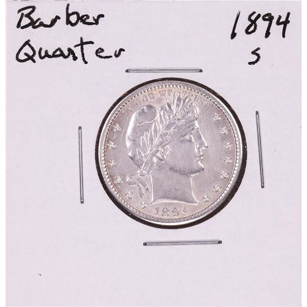 1894-S Barber Quarter Coin