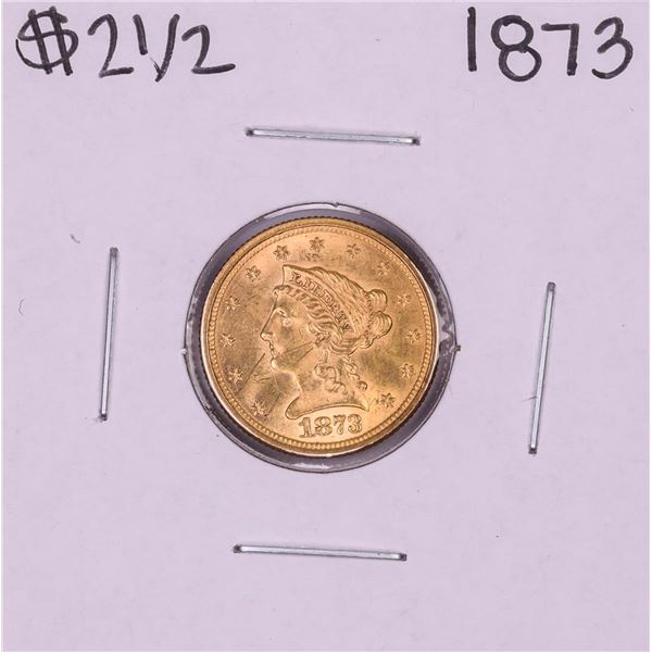 1873 $2 1/2 Liberty Head Quarter Eagle Gold Coin