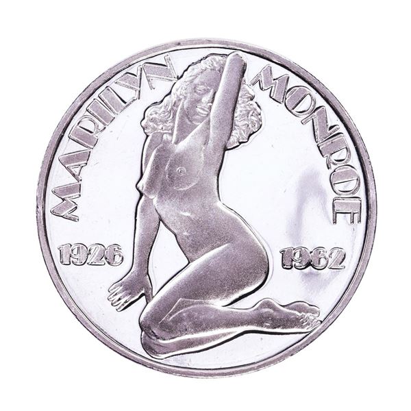 1926-1962 Marilyn Monroe Proof 1oz .999 Fine Silver Round