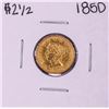 Image 1 : 1850 $2 1/2 Liberty Head Quarter Eagle Gold Coin