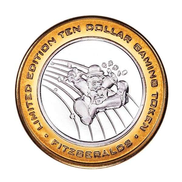 .999 Silver Fitzgerald's Casino & Hotel Reno, Nevada $10 Limited Edition Gaming Token
