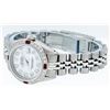 Image 8 : Rolex Ladies Stainless Steel MOP Diamond & Ruby Datejust Wristwatch