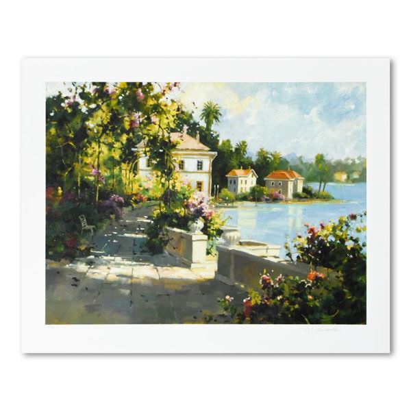 Marilyn Simandle "Riviera Walk" Limited Edition Giclee On Paper