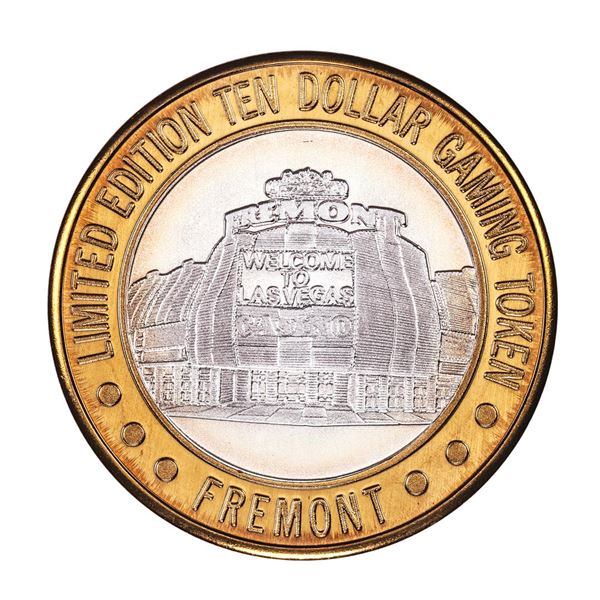 .999 Silver Sam Boyd's Fremont Las Vegas $10 Casino Limited Edition Gaming Token
