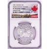 Image 1 : 1981 $1 Proof Trans-Canada Railway Silver Dollar Coin NGC PF 70 Ultra Cameo