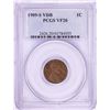 Image 1 : 1909-S VDB Lincoln Wheat Cent Coin PCGS VF20