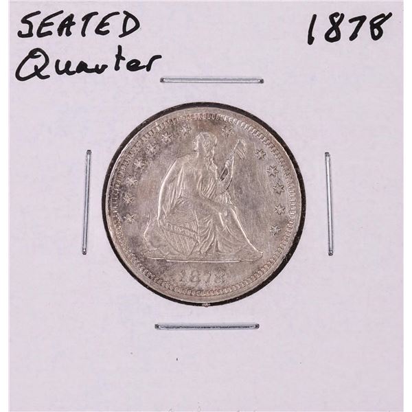 1878 Seated Liberty Quarter Coin